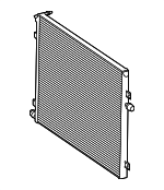 99500020264 - Cooling System: Auxiliary Radiator for Mercedes-Benz: C 43 AMG&amp;reg;, C 63 AMG&amp;reg; S E Performance, GLC 43 AMG&amp;reg; Image image