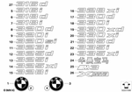 51147074717 - : Emblem Adhered Rear for BMW Image