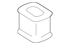 7P0121276 - Cooling System: Radiator Upper Insulator for Audi Image