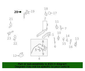 2009-2024 Nissan GT-R Door Lock Cylinder Cap 80646-JF00A | OEM Parts Online