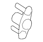 80524JF00A - Body: Dovetail Latch for Nissan: GT-R Image