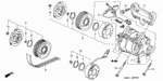 38773PJ7003 - Body/Air Conditioning: CLIP, WIRE HARNESS for Honda Image