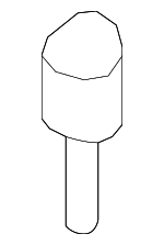 99762826300 - Electrical: Headlight Washer Nozzle for Porsche: 718 Boxster, 718 Cayman, 718 Spyder, 911, Boxster, Cayman, Panamera Image