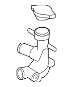 1689725041 - Cooling System: Filler Neck for Toyota: RAV4, RAV4 Prime Image