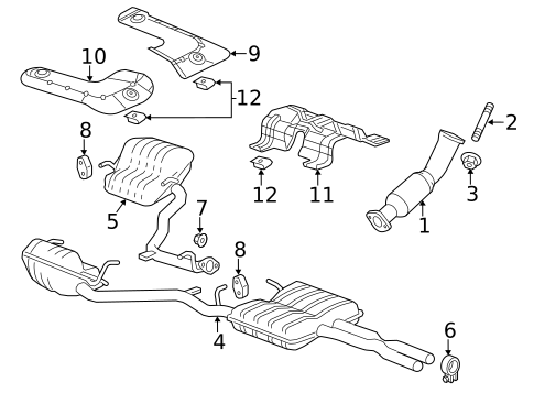 Exhaust Components for 2020 Dodge Charger #0