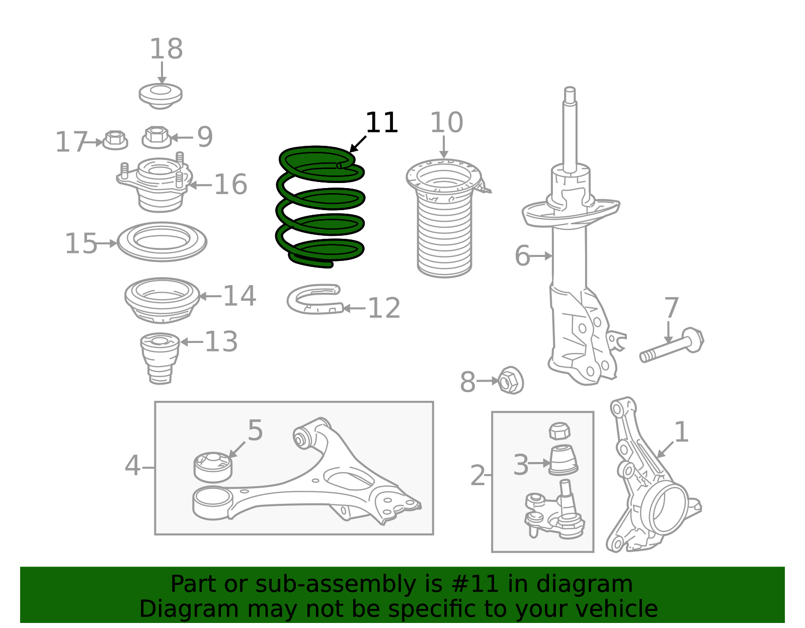 51401-TR7-B02 - Coil Spring 2013-2015 Honda Civic | Honda Parts Online