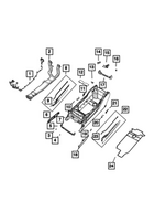 68432282AA - Interior Trim: Storage Bin Divider for Mopar Image
