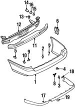 57730AC050 - Body: Bumper Cover for Subaru Image