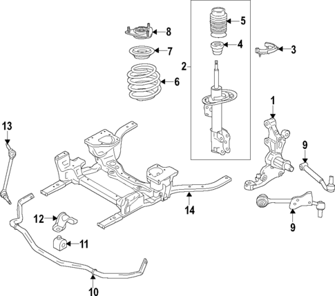Suspension Components for 2015 Ford Mustang #0