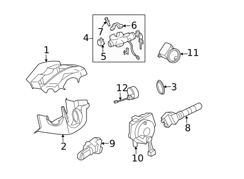 Ignition Lock for 2005 Nissan 350Z #0