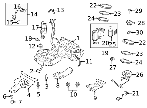 Fuel System Components for 2010 Audi A5 Quattro #1