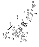 68549431AA - Interior Trim: Charging Port Usb for Mopar Image