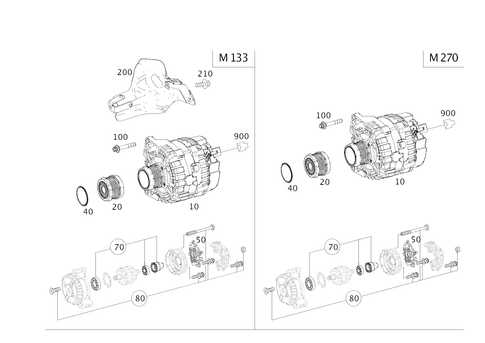 Alternator for 2023 Mercedes-Benz CLA 250 #0