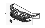 71150T60A00 - : Lower Grille for Honda: Civic Image