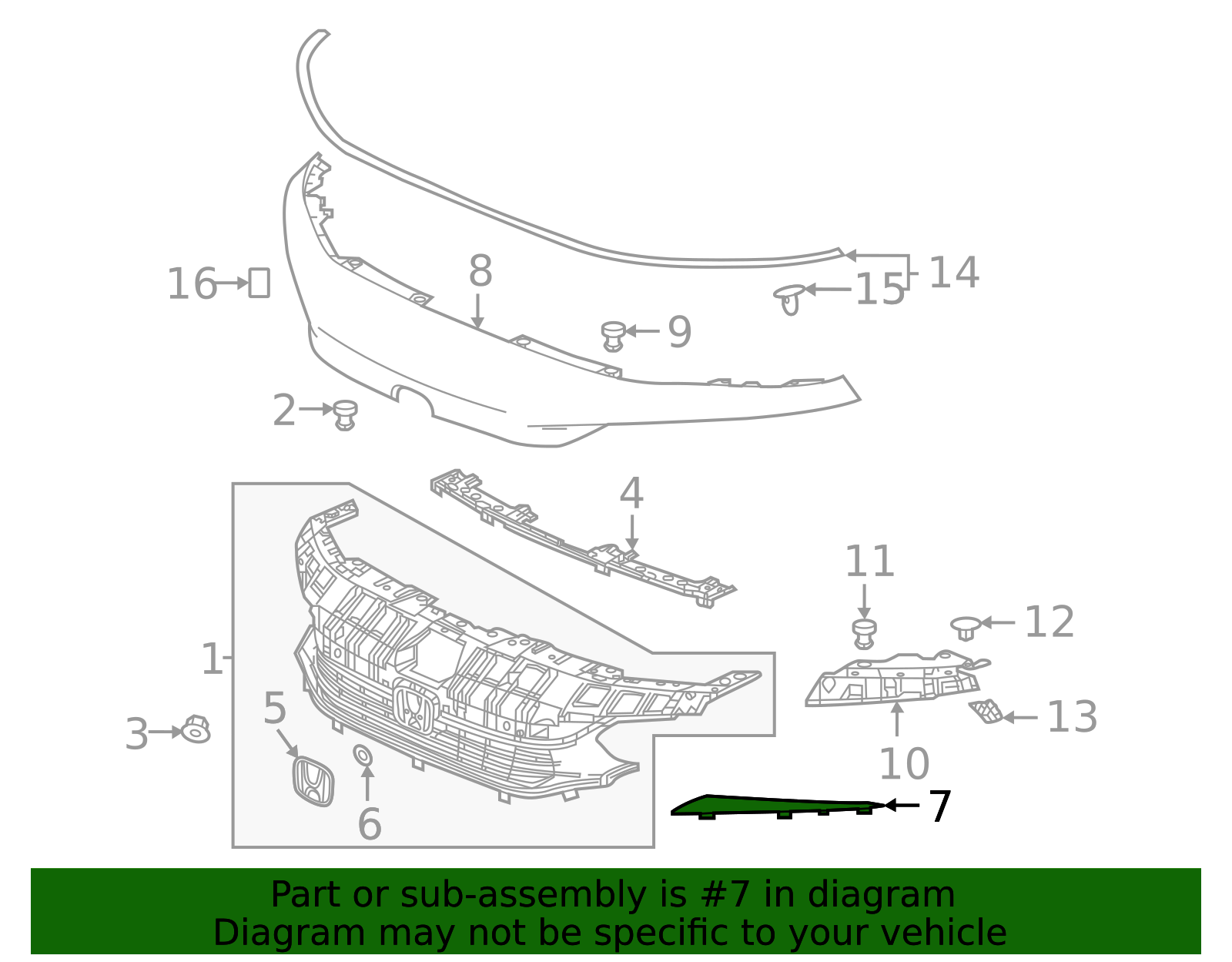 71207-T20-A01 - 2022-2024 Honda Civic - Side Trim | Genuine Honda