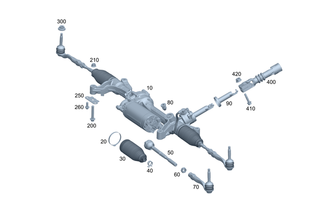 2544604501 - Steering: Steering Gear for Mercedes-Benz: GLC300, GLC350e, GLC43 AMG, GLC63 AMG S E Performance Image image