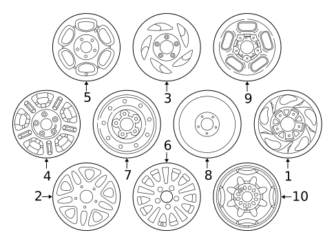 Wheels for 1998 Ford Expedition #0