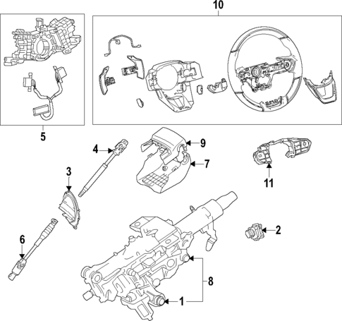 Steering Column for 2024 Lexus GX550 #0