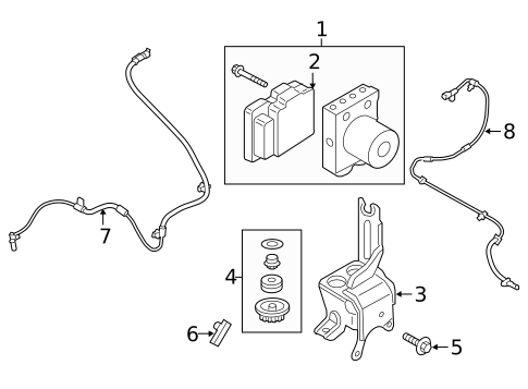 ABS Components for 2018 Lincoln Navigator #0