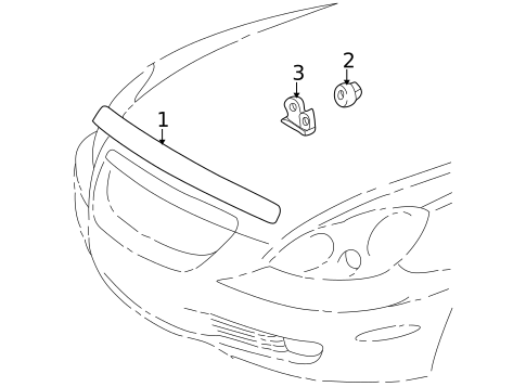 Exterior Trim - Hood for 2007 Lexus SC430 #0