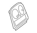 22268000757P98 - Body: Rear Trim for Mercedes-Benz Image