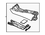 22268029047P94 - Body: Console Assembly for Mercedes-Benz Image