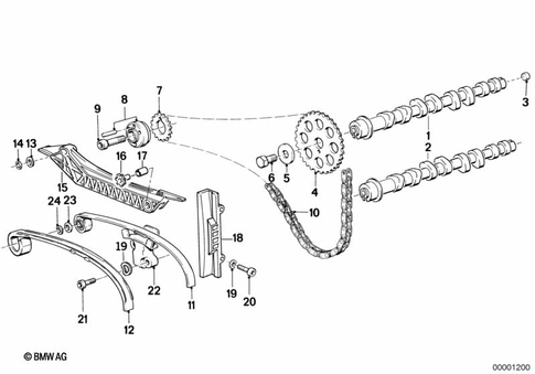 Valves with Springs for 1991 BMW-Motorrad K 1 #0