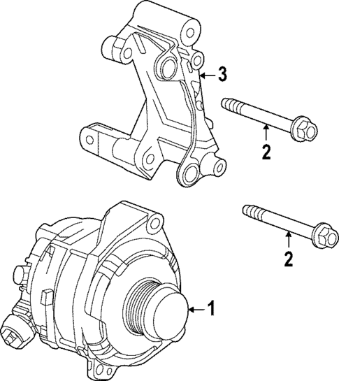 Alternator for 2024 Cadillac CT5 #0