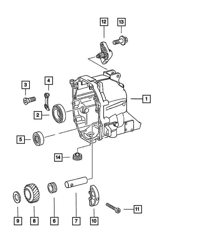 5096914AA - NSG370; 6-Speed; Manual Transmission: Shaft for Mopar Image image