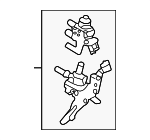 MX6Z8C605D - Cooling System: Water Valve for Ford: Escape Image