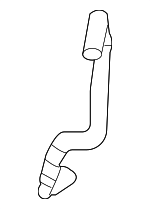 LX6Z18B402M - Electrical: Motorcraftâ„¢ Drive Motor Inverter Radiator Hose for Ford: Escape, Maverick Image