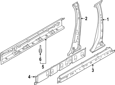 Center Pillar & Rocker for 2023 Nissan ARIYA #0