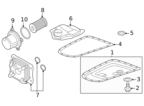 Transaxle Parts for 2025 Mitsubishi Outlander #0