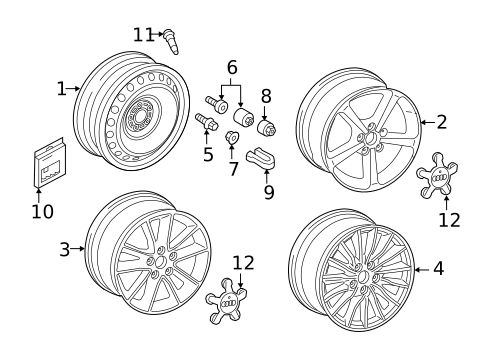 Covers & Trim for 2018 Audi A3 Sportback e-tron #1