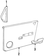 E1FZ61214A62A - Body: Filler for Ford: Escort | Mercury: Lynx Image