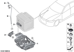 51649907859 - Vehicle Electrical System: Hex Bolt for BMW Image