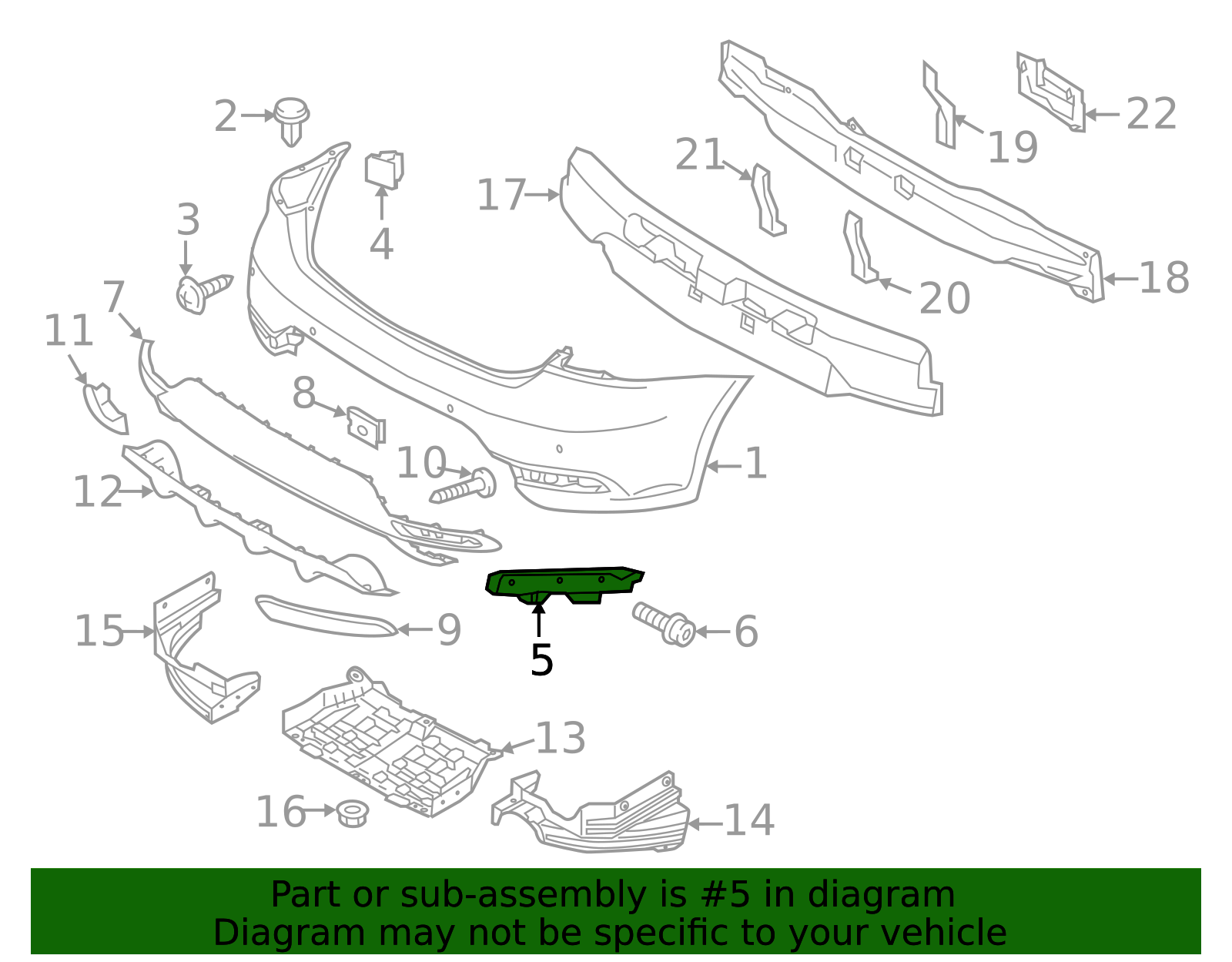 86613-A7200 - Side Retainer 2014-2016 Kia Forte Koup | Kia.Parts Store