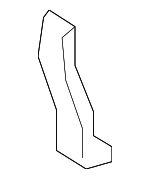 86636A7210 - Body: Impact Bar Lower Bracket for Kia: Forte Koup Image