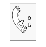 17252RNAA00 - : Inlet Tube for Honda: Civic Image