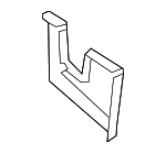 95550153701GRV - Body: End Plate for Porsche: Cayenne Image