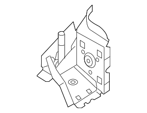 95850171800GRV - Body: Exhaust System Hanger for Porsche Image