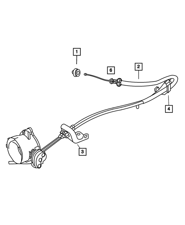 4861742AD - Fuel: Throttle Control Cable for Mopar Image