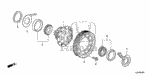 411005LJ003 - Transmission - Automatic: DIFFERENTIAL for Honda Image