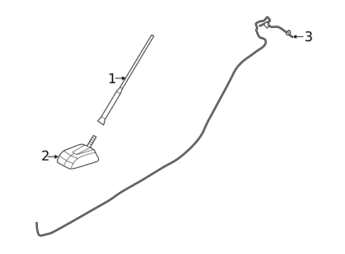 Antenna & Radio for 2015 Ford Fiesta #1
