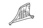 29769038009051 - Body: Lower Center Pillar Trim for Mercedes-Benz Image
