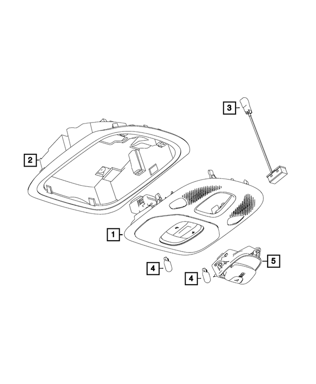 6AN62MS7AA - Electrical: Dome Lamp for Mopar Image
