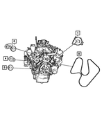53032037AJ - Electrical: Accessory Drive Belt for Mopar Image