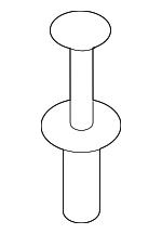 51111908077 - Body: Outer Reinforced Rivet for BMW Image
