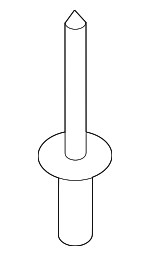 7147234212 - Body: Damper Rivet for BMW Image