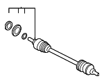 33207612797 - : Axle Assembly for BMW: X4 Image